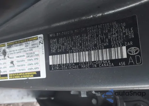2007 Toyota Matrix Xr from USA, damaged, VIN 2T1KR32E87C633239